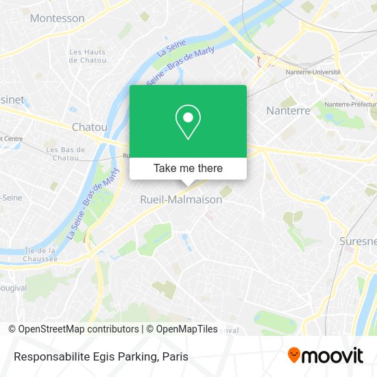 Responsabilite Egis Parking map