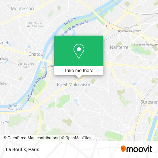 La Boutik map