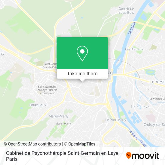 Cabinet de Psychothérapie Saint-Germain en Laye map