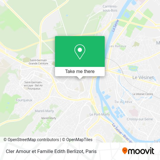Cler Amour et Famille Edith Berlizot map