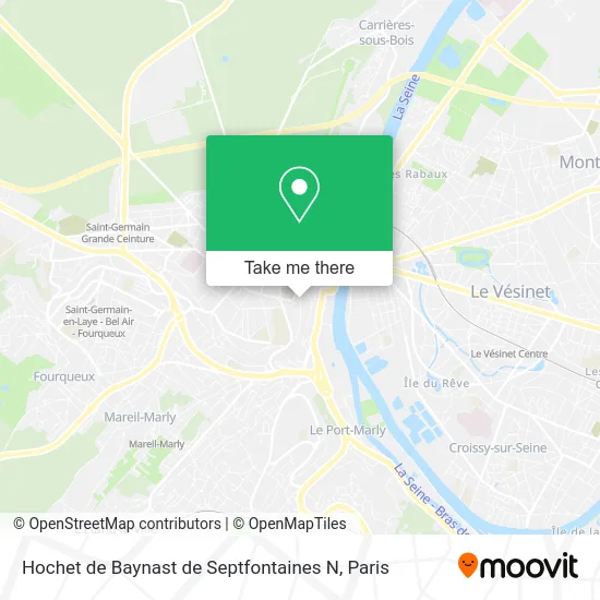 Hochet de Baynast de Septfontaines N map