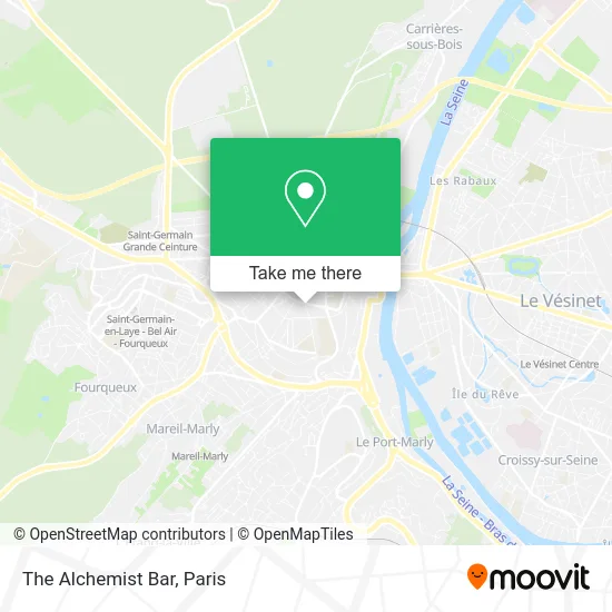The Alchemist Bar map