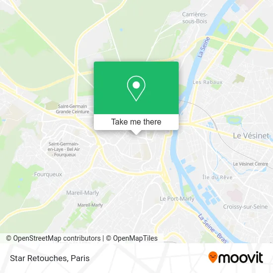 Star Retouches map