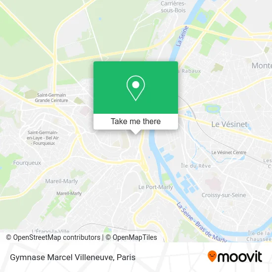 Gymnase Marcel Villeneuve map