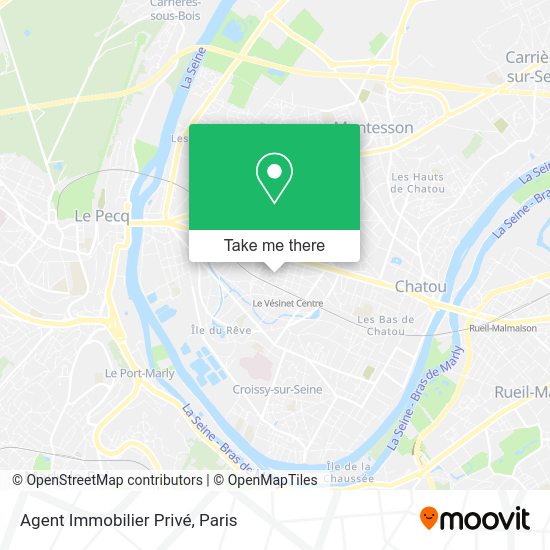 Agent Immobilier Privé map