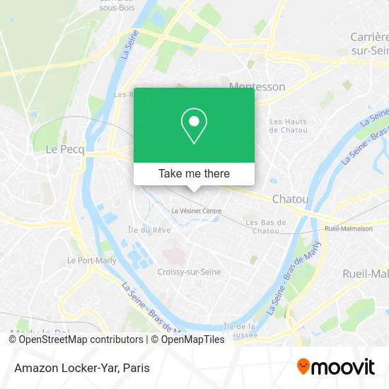 Amazon Locker-Yar map