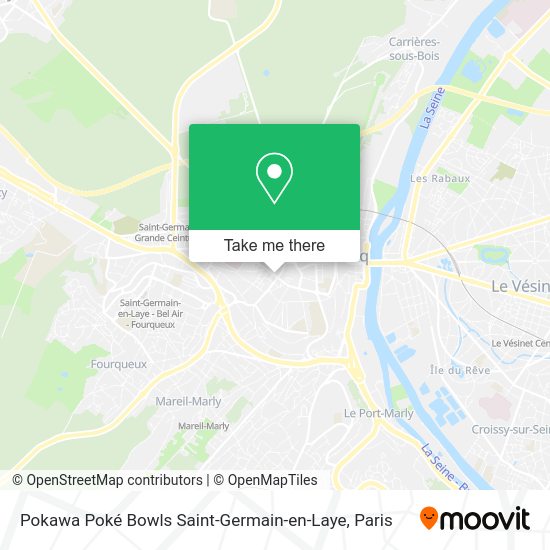 Pokawa Poké Bowls Saint-Germain-en-Laye map