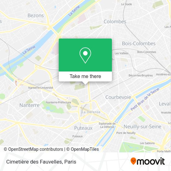 Cimetière des Fauvelles map