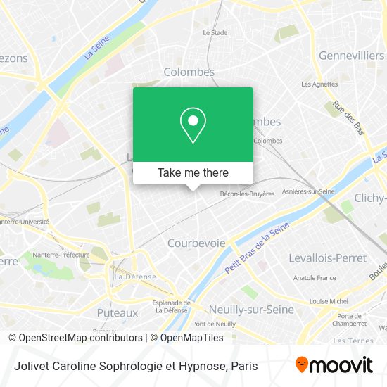Jolivet Caroline Sophrologie et Hypnose map