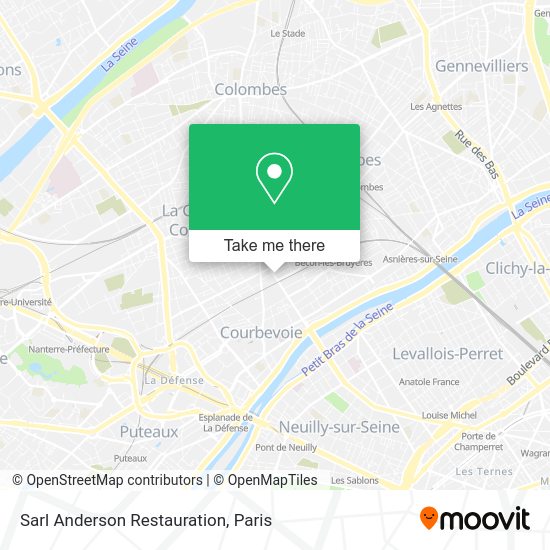 Sarl Anderson Restauration map