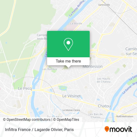 Infiltra France / Lagarde Olivier map