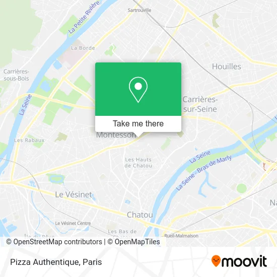 Pizza Authentique map