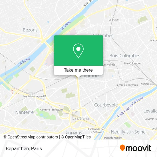 Bepanthen map