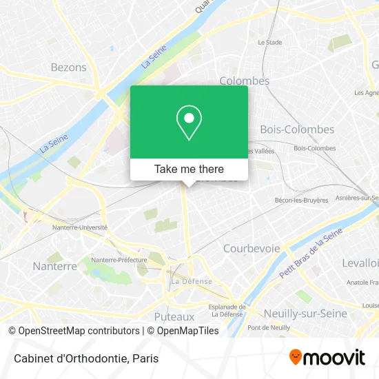 Cabinet d'Orthodontie map