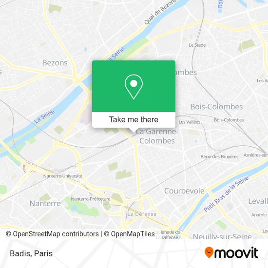 Badis map