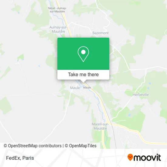 FedEx map