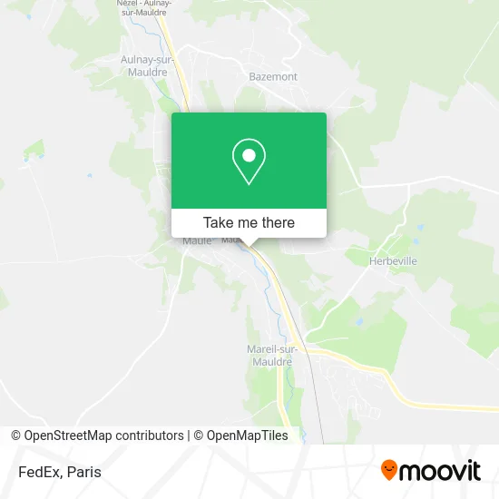 FedEx map