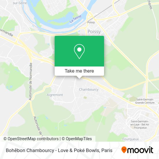 Bohēbon Chambourcy - Love & Poké Bowls map