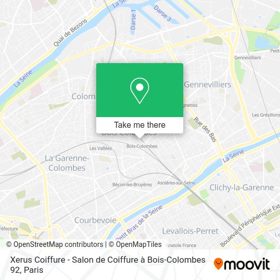 Xerus Coiffure - Salon de Coiffure à Bois-Colombes 92 map
