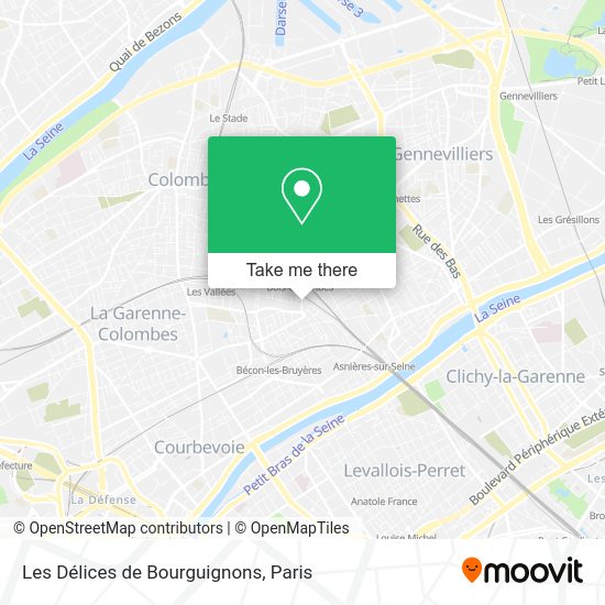Les Délices de Bourguignons map