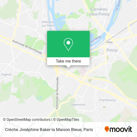 Crèche Joséphine Baker-la Maison Bleue map