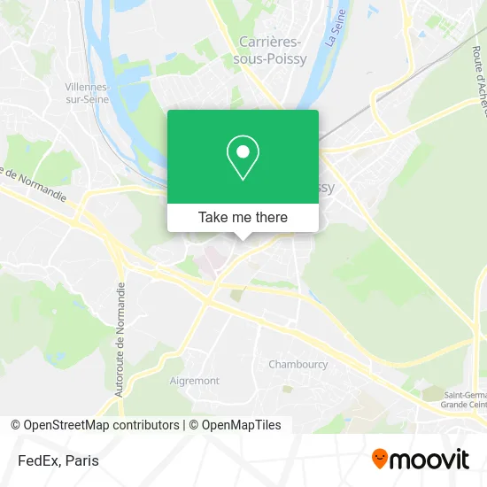 FedEx map