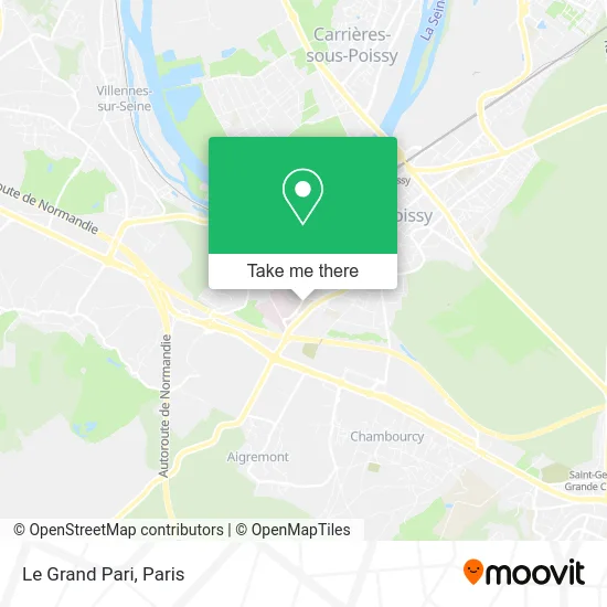 Le Grand Pari map
