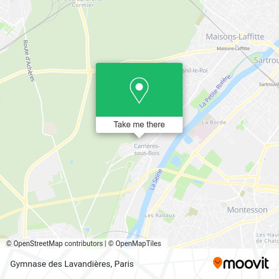 Gymnase des Lavandières map