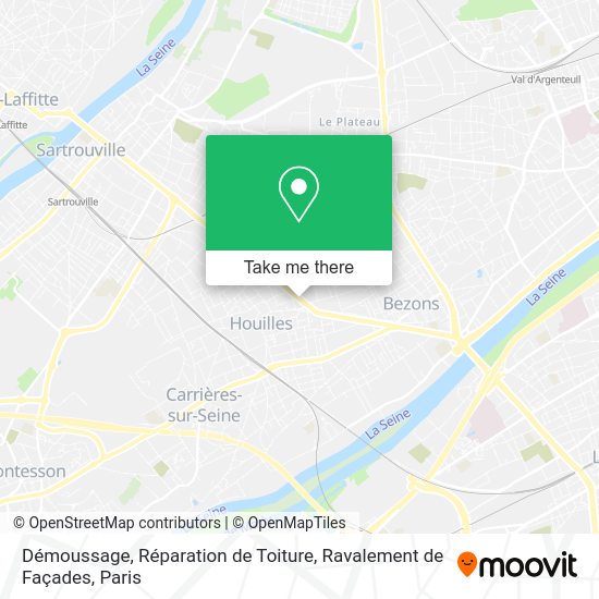 Démoussage, Réparation de Toiture, Ravalement de Façades map