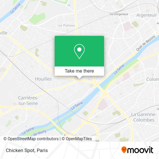 Chicken Spot map