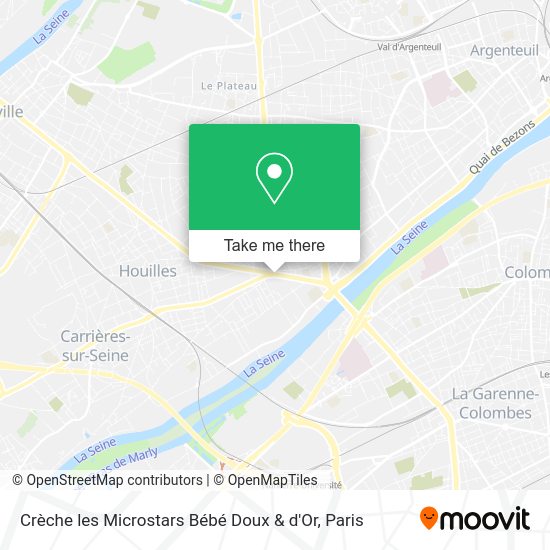 Crèche les Microstars Bébé Doux & d'Or map