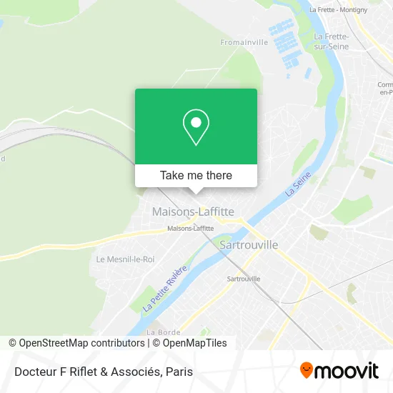 Docteur F Riflet & Associés map