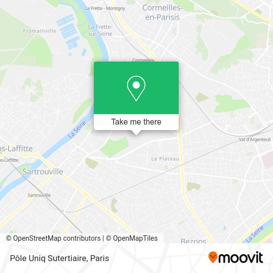 Pôle Uniq Sutertiaire map