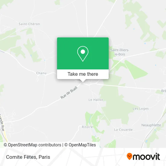 Comite Fêtes map