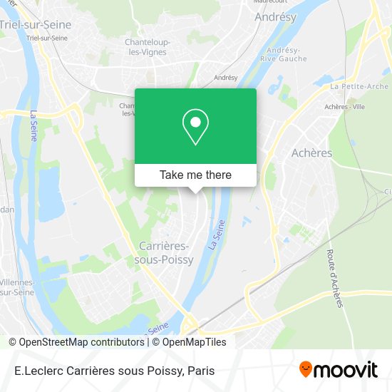 E.Leclerc Carrières sous Poissy map