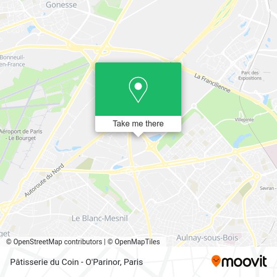 Pâtisserie du Coin - O'Parinor map
