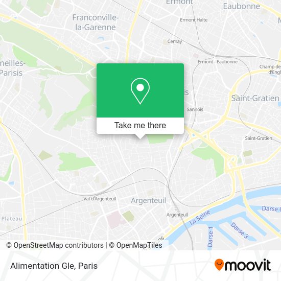 Alimentation Gle map