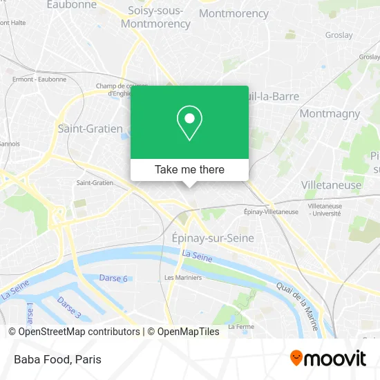 Baba Food map