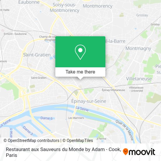 Restaurant aux Sauveurs du Monde by Adam - Cook map