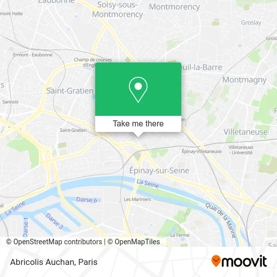Abricolis Auchan map