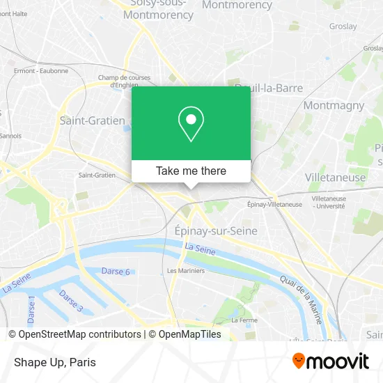 Shape Up map