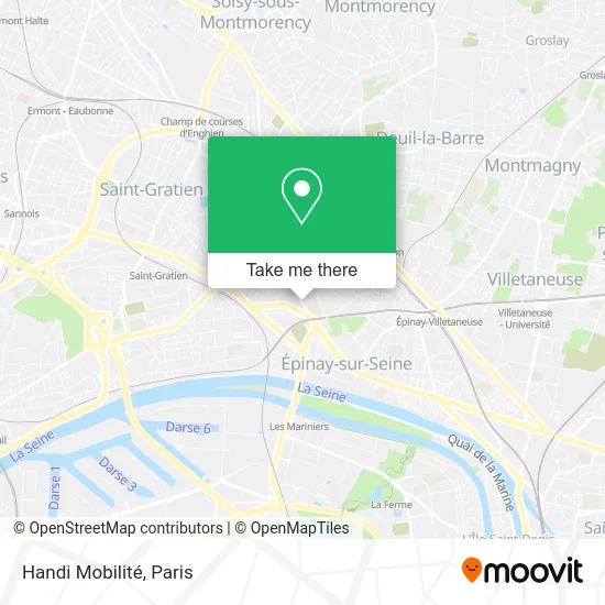 Handi Mobilité map