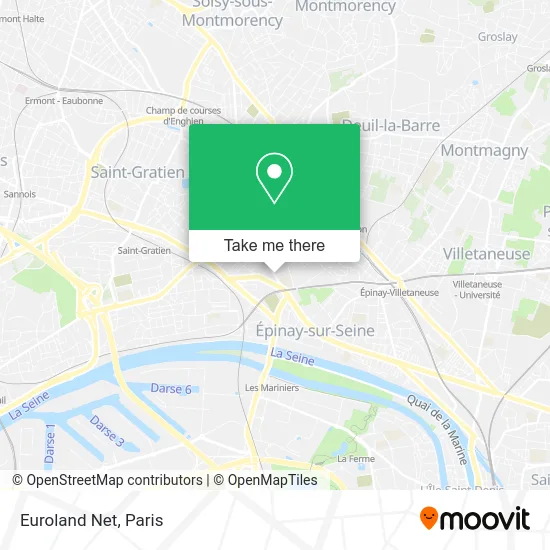 Euroland Net map