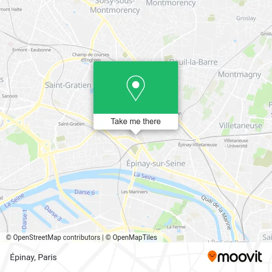 Épinay map
