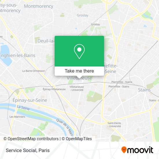 Service Social map