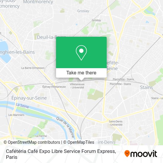 Cafétéria Café Expo Libre Service Forum Express map