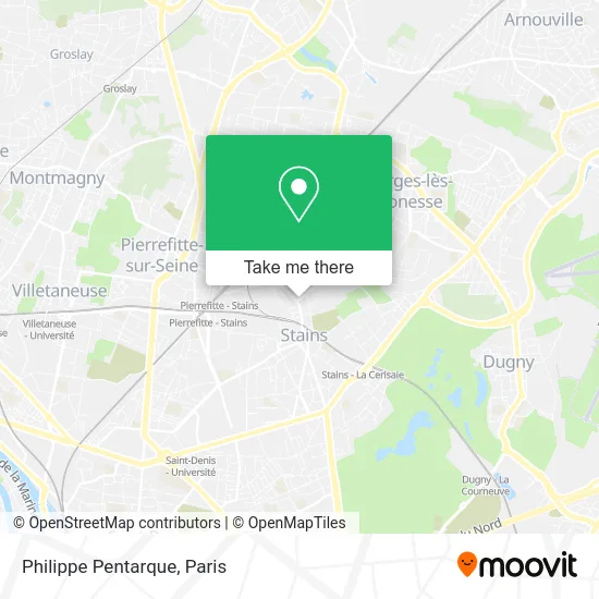 Philippe Pentarque map