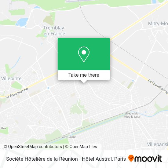 Société Hôtelière de la Réunion - Hôtel Austral map