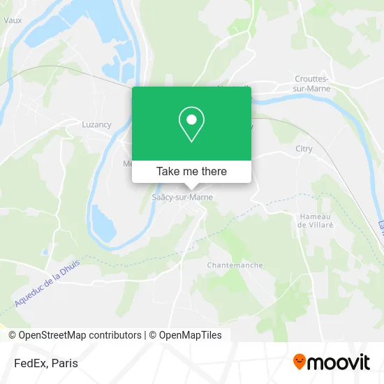 FedEx map