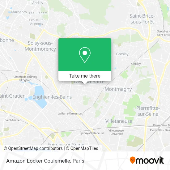 Amazon Locker-Coulemelle map